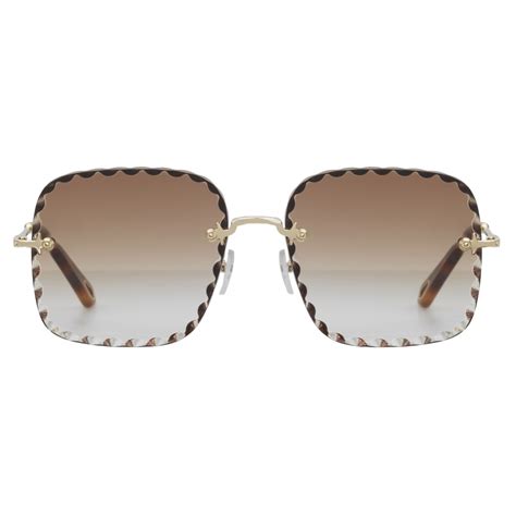 chloe willow square sunglasses|Chloe Willow Square Acetate Sunglasses .